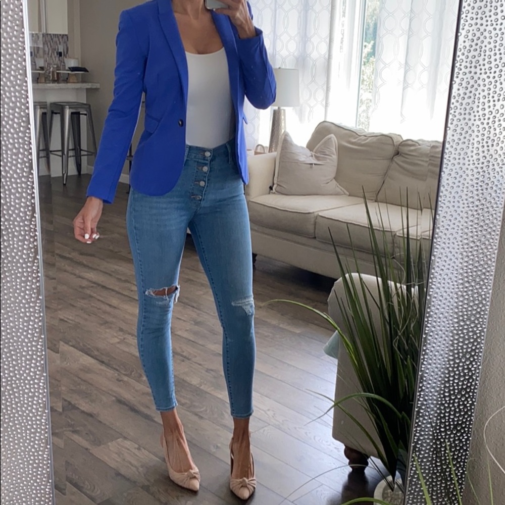 Royal blue blazer
